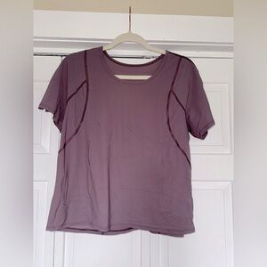 Lululemon cropped athletic tee